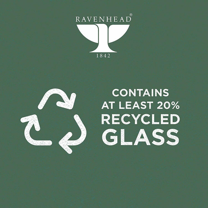 Ravenhead Entertain 1.25 Litre Round Clear Glass Jug Wine Carafe Pitcher
