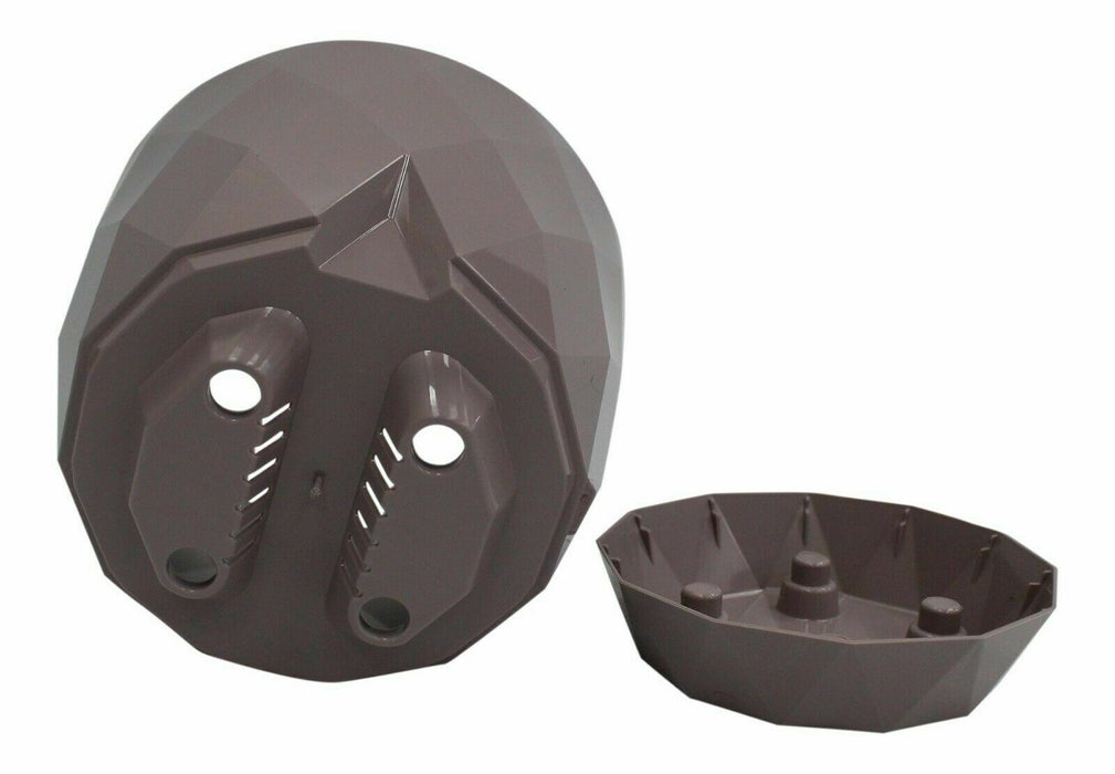 Set Of 2 Purple Diamond Shape Modern Plant Pot Indoor / Outdoor 2.4L Planter