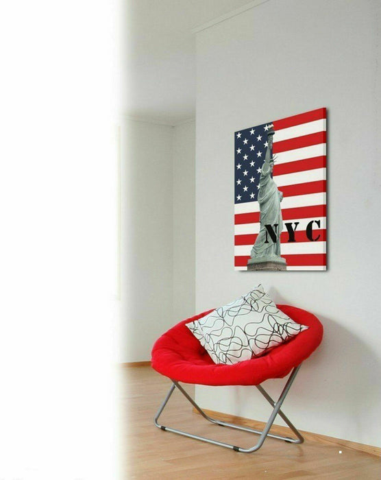 Statue Of Liberty NYC Canvas American USA New York Wall Art Picture Canvas 50cm