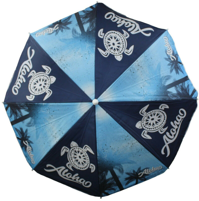 Bright Parasol Garden Large Umbrella Beach Shade Tilting Beach Umbrella 1.8m