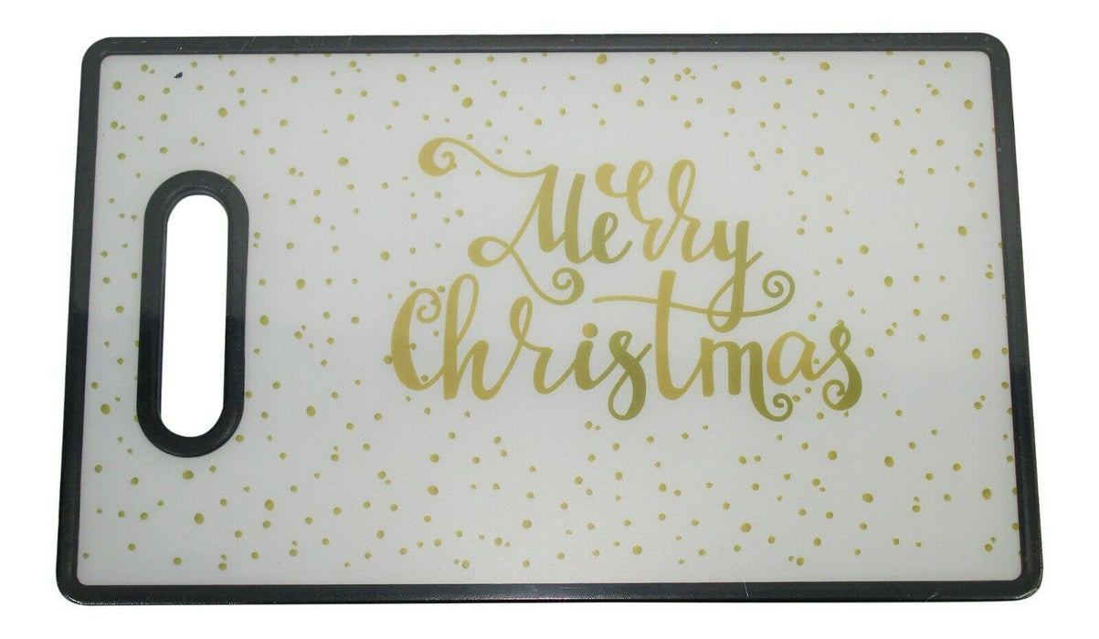 Chopping Board Christmas Theme - Festive Word Table Placemat Coaster Decoration