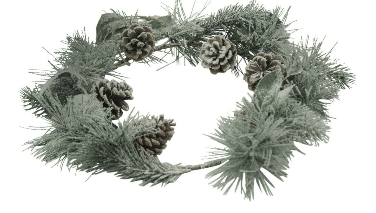 Christmas Door Wreath Ring Traditional Festive Winter Acorn Hanging Decoration