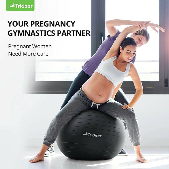 Trideer Extra Thick Yoga Ball 65cm Anti Burst Pilates Fitness Pregnancy Ball