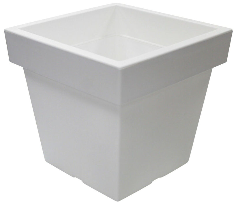 Rammento 29x29 Centimetre Large Square Planter, Plastic Flower Pot