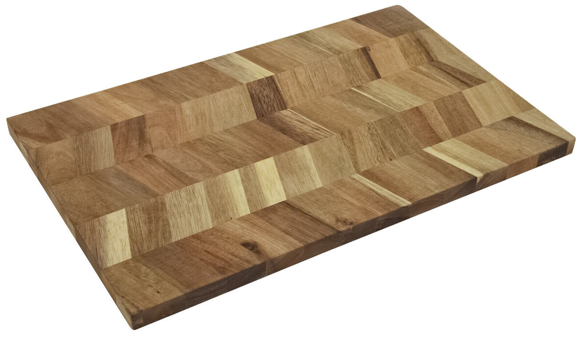 Large Acacia Wood Wooden Chopping Board Cutting Board Food Serving Board 40cm