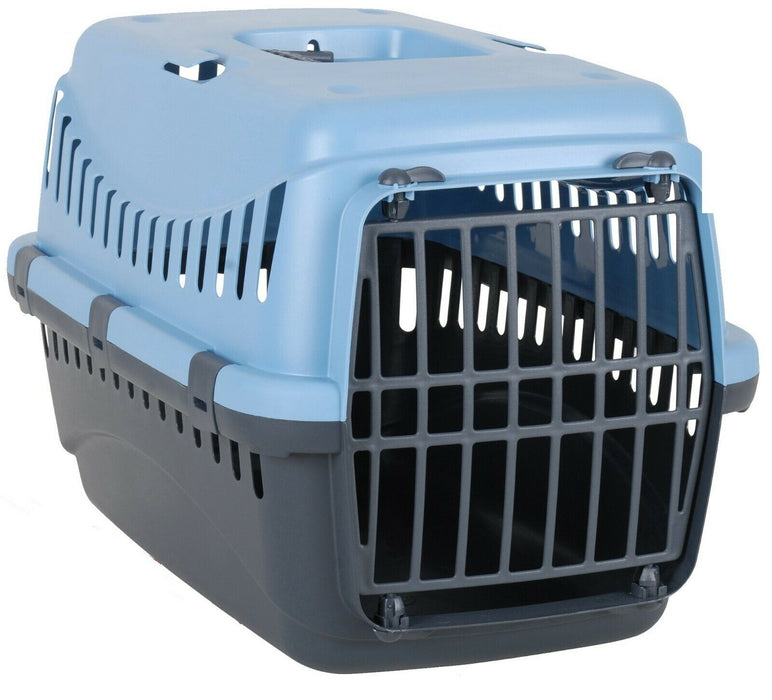 Pet Carrier Dog Carrier Cat Carrier 45cm x 30cm Lightweight Blue Travel Crate