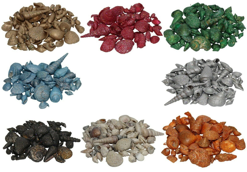Decorative Sea Shells Glitter Beach Stone Wedding Party Aquarium Display Decor
