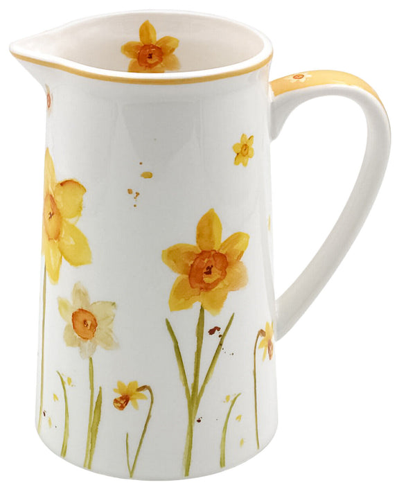 Fine China Milk Jug Leonardo Daffodil Floral Design Jug Gift Box 600ml