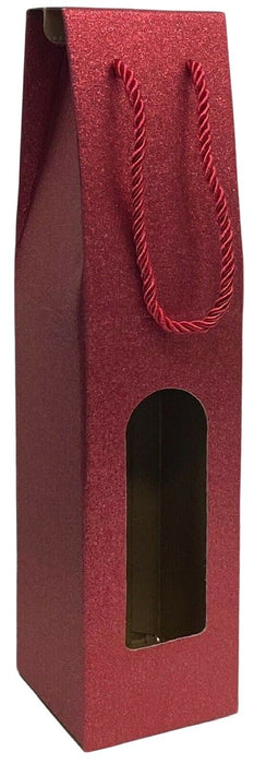 12x  Red Glitter Wine Bottle Gift Bags Champagne Party Gift Bag