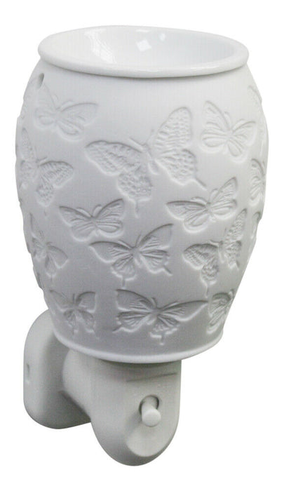 White Butterfly Wax Melt Warmer Plug-in Electric Fragrance Diffuse Aromatherapy