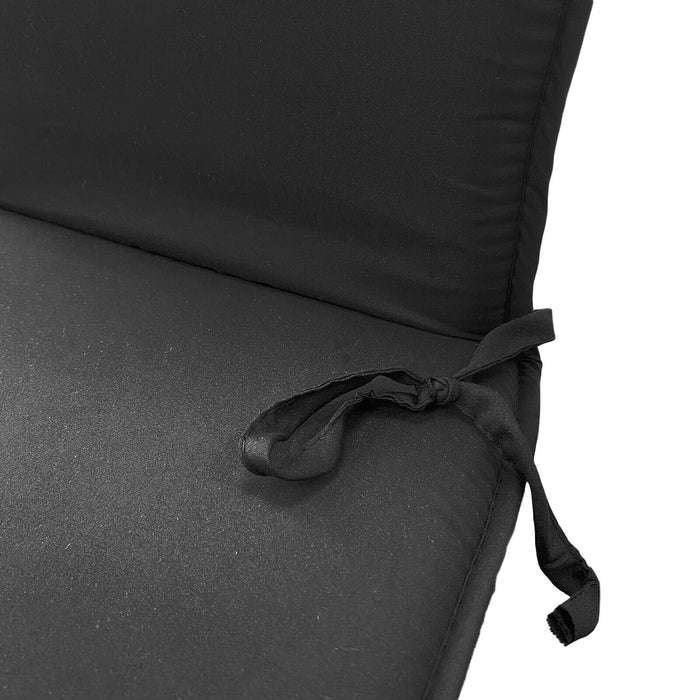 Jumbo Chair Cushion With Back Comfortable Garden Chair Cushion Tie On Seat Pad