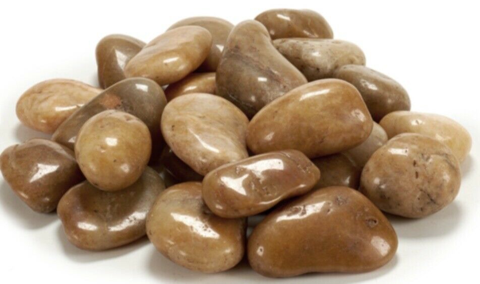 1 Kg Large Pebbles For Plants Fish Tank Arts & Crafts Brown